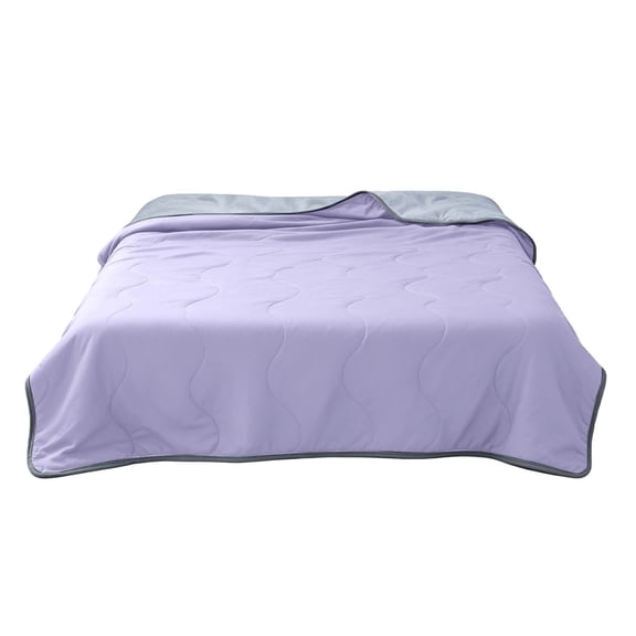 SUYOLL Summer Ice Silk Thin Comforter Blanket Breathable Lightweight Machine Washable Bedspread For Hot Sleepers
