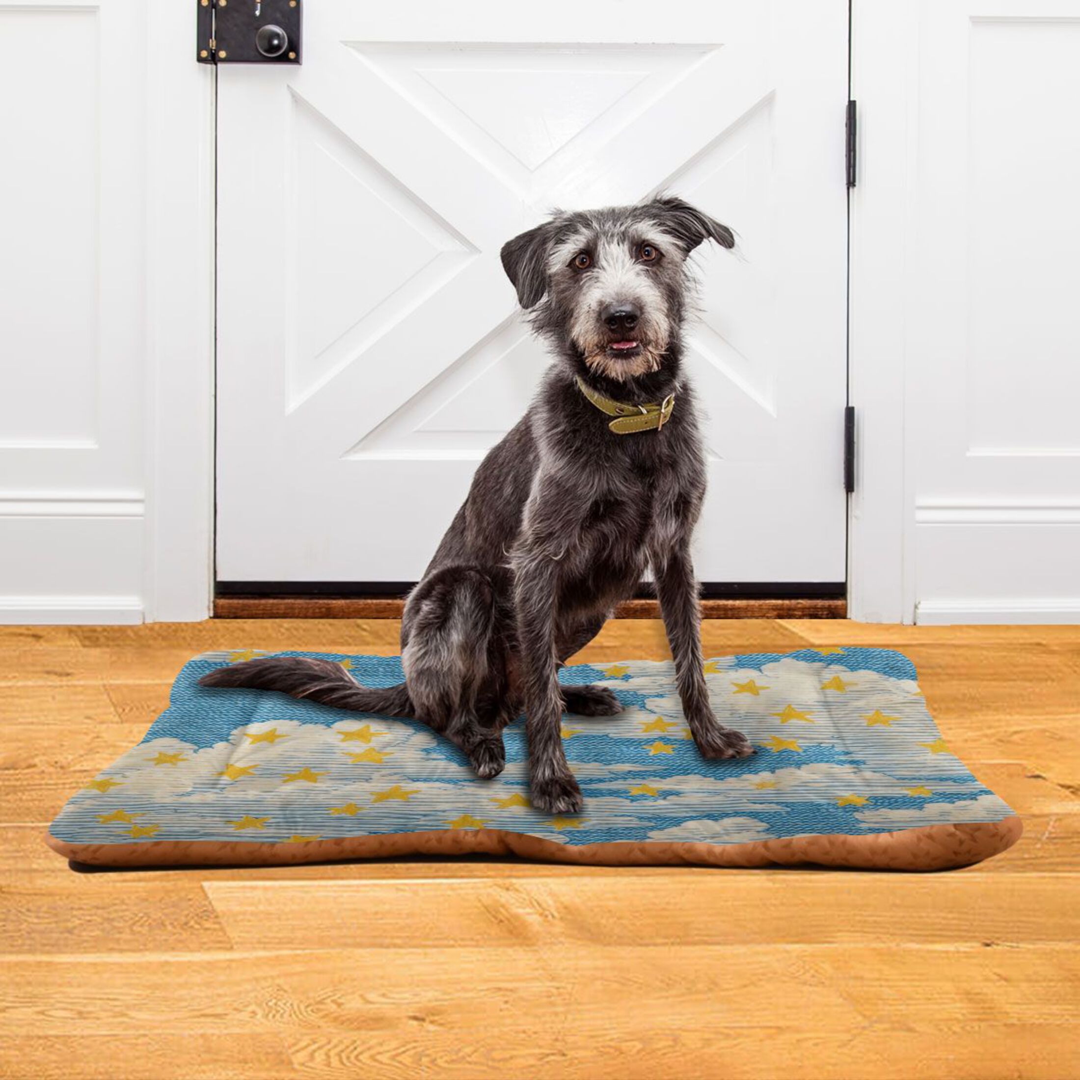 Cozy Mat Pet Bed Indoor Outdoor Warm Soft For Cat Dog Puppy(S/M) Simple Graphic Design
