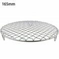 thumbnail image 3 of Feimier Grille de Refroidissement Ronde - Plaque de Gril de Four en Fil d'Acier Inoxydable pour Cuisson, Rôtissage, BBQ - Conception Durable à 3 Pieds 6,5 Pouces - Batterie de Cuisine Polyvalente pour Tartes, Gâteaux, Pizza, 3 of 11