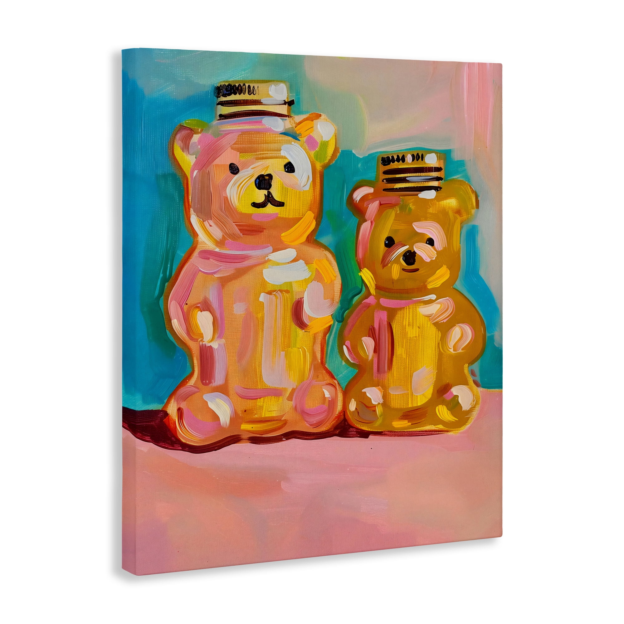 Stupell Industries Joyful Honey Bears Duo Canvas Wall Art, design by The Prints Vibe