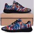 thumbnail image 3 of Rooster Happy 4th Of July Shoes Lightweight Comfortable Running Shoes for Men Women Black Size 6, 3 of 7