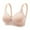 Beige, variant on JGTDBPO Bras For Women Plus Size Comfortable Full Coverage Bras Front Snap Bras Post Surgery Vest Breathable Gathering Front Opening Buckle Bra Wireless Minimizer Bra Everyday Bra