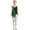 Green, variant on YUUMIN Kids Girls Shiny Rhinestone Ballet Dance Skating Dress Color Block Gymnastics Leotard Dance Unitards Red 10