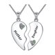 thumbnail image 1 of Collar BFF para 2, juego de collares para mejores amigos: colgante con patrón de Yin Yang Tai Chi, esmaltado en blanco y negro, cultura taoísta. Código de producto 37543, 1 of 2