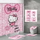 thumbnail image 4 of Fabricantes de fuentes de comercio electrónico transfronterizo Impresión digital 3D Cortina de ducha de baño de poliéster impermeable Hello Kitty Serie 3 fabricantes directos, 4 of 5