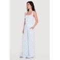 thumbnail image 2 of Women's Starfish Patterned Smocked Waist Pull On Pants, 2 of 4