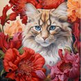 thumbnail image 2 of Kit AB Parcial Taladro Flores Y Gatos 5D 45x45cm, 2 of 9