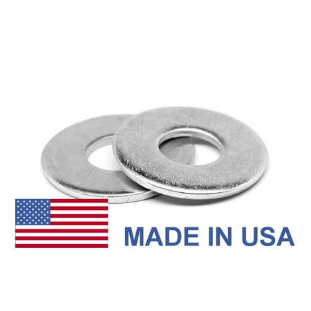 

3/8 Grade 8 Flat Washer USS Pattern - USA Medium Carbon Steel Zinc Plated Pk 50