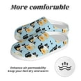 thumbnail image 6 of Fotbe FUNNY CAT IS DRINKING WATER Pattern Women's Fuzzy Curly Fur Memory Foam Loafer Slippers Indoor Outdoor Slippers Winter Home Shoes-40/41, 6 of 7