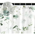 thumbnail image 6 of 72x72 Inches Eucalyptus Leaf Shower Curtain Abstract Green Watercolor Sage Vine Leaves Botanical Bath Curtain Plant Home Bathroom Decor Waterproof Polyester Fabric with Hooks, 6 of 6