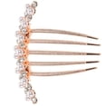 thumbnail image 4 of Peinetas de perlas para el pelo, horquillas laterales para recogidos, accesorios decorativos para bodas y fiestas, 4 of 7