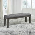 thumbnail image 2 of Signature Design by Ashley Contemporary Hallanden 50" Dining Bench Two-tone Gray, 2 of 9