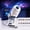12 Projection Films, variant on 2027 Upgraded Hd Smart Dynamic 5d Holographic Night Light Projector, Plug and Play Hd Star Projector, 360° Adjustable Hd Galaxy and Ocean Projector for Bedroom Ceiling
