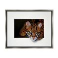 thumbnail image 3 of Stupell Industries Menacing Cheetah Glaring Jungle Cat Obscure Painting Painting Luster Gray Floating Framed Canvas Print Wall Art, Design by Alan Weston, 3 of 5