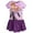 Frozen purple, variant on Ariel Toddler Girls French Terry Dress Toddler to Big Kid