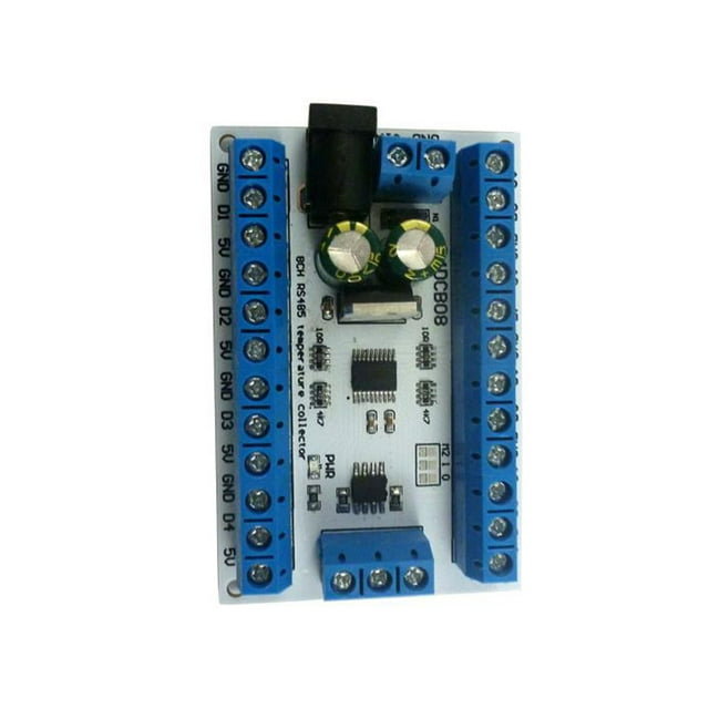 Módulo Sensor Cateissary DS18B20 Modbus Rtu 8 Canales PLC Fácil Operación