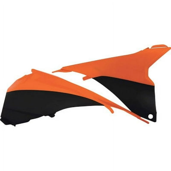 Acerbis Orange/Black Plastic Airbox Cover (2314291008)