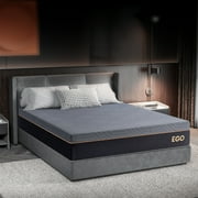 EGOHOME Ego Black 12 inch Gel Memory Foam Mattress, Full Mattress in a Box, Medium Firm