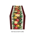 thumbnail image 3 of Antqov Christmas Table Runner, 13x72" Winter Xmas Holiday Table Runners Washable Seasonally Christmas Tablecloth for Home Kitchen Dining Party Decor, 3 of 6