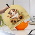 thumbnail image 3 of HELLHERO Guinea Pig Sunflower Teapot Cover 1Pcs Polyester Canvas for Kitchen Not Easily Deformed, 3 of 7