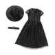 thumbnail image 3 of Disfraz de Halloween Salvador para niñas M malla negra, 3 of 10