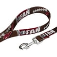 thumbnail image 3 of Country Brook Petz®  1/2 inch Crimson and White Football Fan Dog Leash Limited Edition - 4 Foot, 3 of 4