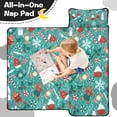thumbnail image 4 of Green Christmas Baking Pattern Toddler Nap Mats for Kids Preschool,50"x20" Sleeping Mat Bag or Kids,Toddler Sleeping Bag,Toddler Nap Mat or Daycare, 4 of 6