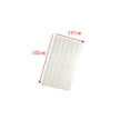 thumbnail image 6 of White French Door Curtain Panel Rod Pocket Blackout Curtains W137xL102cm, 6 of 6