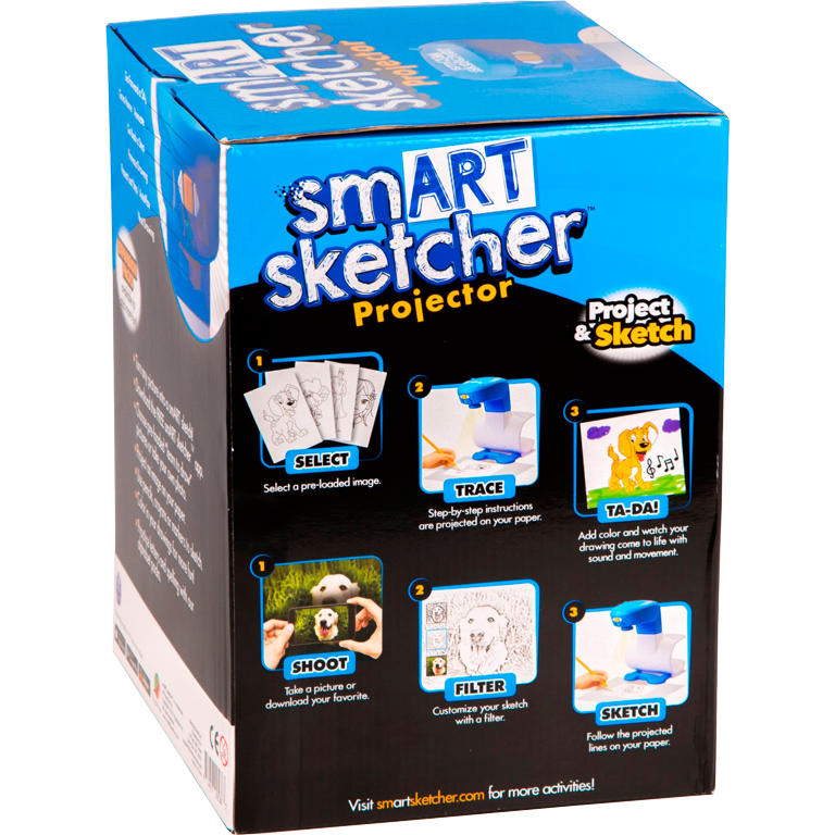 Birthday Gift Idea for Girls and Boys Ages 5 and up - smART sketcher® 2.0  Drawing Projector 