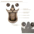 thumbnail image 7 of Bits And Pieces Weatherproof Weather Resistant Polyresin Bird Feeder with 3 Pieces, Brown, 7 of 7