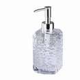 thumbnail image 1 of Botella desinfectante de manos transparente cuadrada portátil, contenedor de champú de viaje recargable, botella de prensa vacía for uso en el baño, 1 of 2