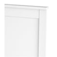 thumbnail image 1 of Pemberly Row Contemporary Wood Full Queen Panel Headboard in White, 1 of 3