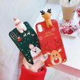 thumbnail image 3 of Christmas Mobile Phone Case Snowflake Santa Claus TPU Protective Cover, Replacement for iPhone XS Max 6.5, Type 2 Workhe, 3 of 8