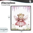thumbnail image 4 of Stupell Industries Cottage Woodland Bear Forest Fairy Black Framed Giclee Art, 11 x 14, by LSR Design Studio, 4 of 8