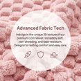 thumbnail image 4 of Unique Bargains Pack of 2 Soft Fuzzy Plush Cushion Cover Pink 20" x 20", 4 of 8