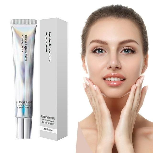 Salud y Belleza, Cuidado Personal, Cremas, Crema Hidratante, Cremas y Humectantes, Crema de Maquillaje Facial Resistente al Agua y No Se Corrige, Disimula el Corrector e Ilumina el Tono Antes del Maqu