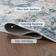 thumbnail image 2 of Alfombra Jinchan, lavable, para entrada, estilo vintage, 90 x 150 cm, color azul, 2 of 8