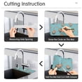 thumbnail image 5 of Yayeee Faucet Mat for Kitchen Sink 14.7" Diatomite Long Splash Guard Pad, Cartoon Capybaras, 2 Pack, 5 of 7