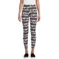 thumbnail image 2 of No Boundaries Juniors' Ankle Holiday Leggings, 3-Pack, 2 of 5