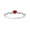 Silver, variant on New Womens Shiny Heart Shape Cubic Zirconia Rings