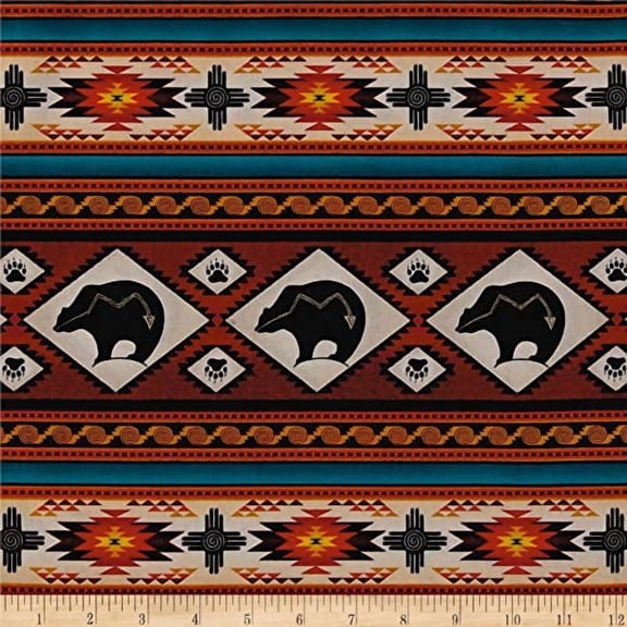 Tucson Stripe Terracotta, Fabric by the Yard