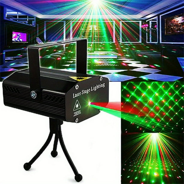 Disco Stage Light Dual Purpose LED Stage Light Mini Laser Light