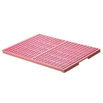 Large Dog Potty Kennel Tray Pet Bedpan Household Cage Supplies Mesh Pink Raw Material