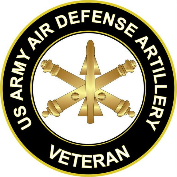 3.8 Inch U.S. Army Veteran Air Defense Artillery Sticker Decal