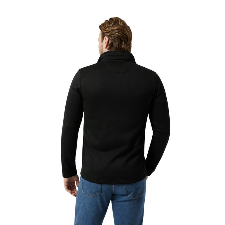 Chaps sherpa lined sweater jacket hotsell