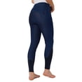 thumbnail image 4 of HORZE Delia Women's Denim Silicone Full Seat Breeches with 5 Pockets, 4 of 11