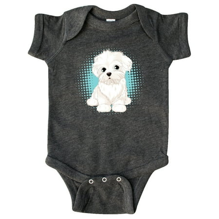 

Inktastic Maltese Puppy Dog Gift Baby Boy or Baby Girl Bodysuit