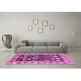 thumbnail image 3 of Ahgly Company Indoor Rectangle Oriental Pink Traditional Area Rugs, 3' x 5', 3 of 4