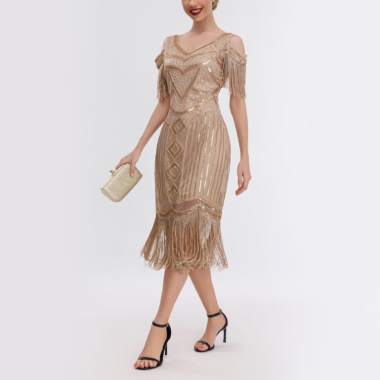 1920s beaded dress vintage Vintage Beaded & Rhinestone 1920s Chiffon Dress, 38 bust, needs some restoration
