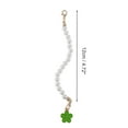 thumbnail image 2 of Unique Bargains 1 Pc Imitation Pearl Flower Cup Chain Water Cup Pendant Green Alloy Imitation Pearl, 2 of 5